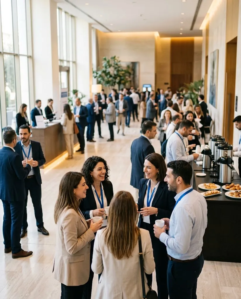 Networking στο διάλειμμα συνεδρίου