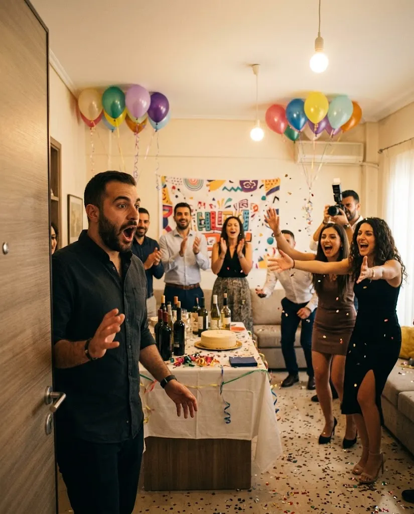 Πάρτι-έκπληξη σε σπίτι